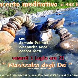 Il maniscalco degli dei - Concerto a 432 Hz al Maniscalco degli Dei con Andrea Conti, Samuela Gallinari e Alessandro Mora