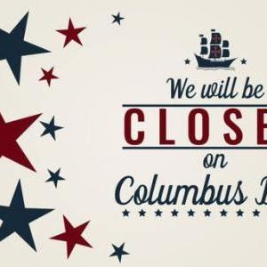 OFFICE CLOSED - COLUMBUS DAY