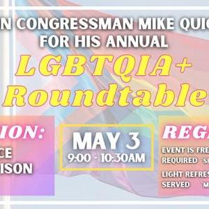 Congressman Quigley's LGBTQ+ Roundtable
