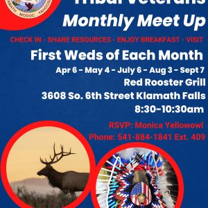 Tribal Veterans Monthly Meet Up