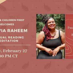Rebellious Magazine's Feminist Agenda -Women and Children First Virtual Reading & Meditation with Octavia Raheem, author of PAUSE, REST, BE