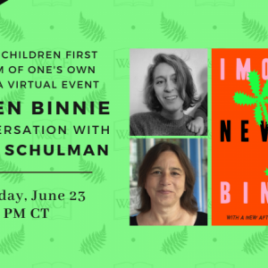 Women and Children First: Virtual Event - NEVADA by Imogen Binnie