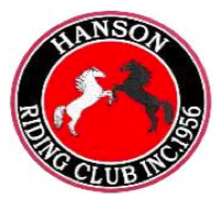 Hanson Riding Club Open Show