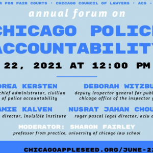 Virtual Annual Chicago Police Accountability Forum